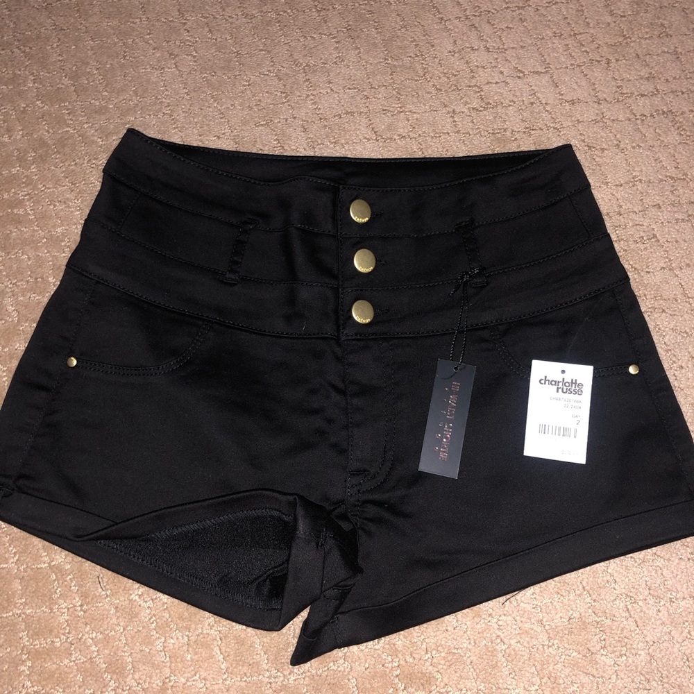 BRAND NEW Refuge High Rise Black Shorts